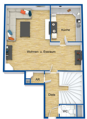 Grundriss Wohnung