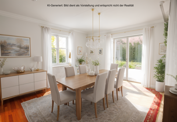 Esszimmer-Homestaging